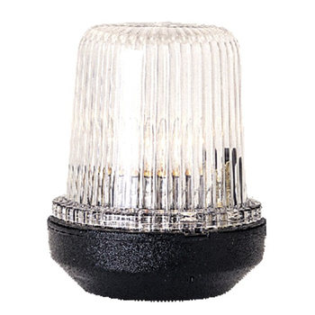 LAMPA NAWIGACYJNA BIAŁA 360 KOTWICZNA DO 12m - 12V OBUDOWA CZARNA