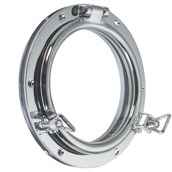 BULAJ - OKNO OKRĄGŁE - OTWIERANE - CHROM - 185MM/152MM