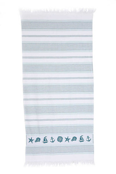 RĘCZNIK LEKKA NARZUTKA MULTI LOINCLOTH CAROL 70X150 MIĘTOWA