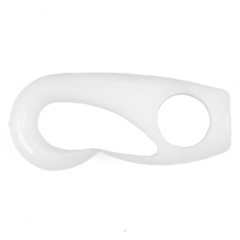 KARABIŃCZYK NYLONOWY 8MM, BIAŁY