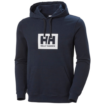 HELLY HANSEN BLUZA MĘSKA BAWEŁNIANA (53289) TOKYO BOX HOODIE GRANATOWA