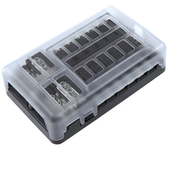 SKRZYNKA BEZPIECZNIKÓW PŁYTKOWYCH, 12 POŁĄCZEŃ