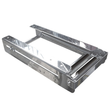 DRABINKA 2-STOPNIOWA, TELESKOPOWA, L350, W305, H75, STAL NIERDZEWNA, KASETA OTWARTA, PODWIESZANA