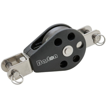 BLOCZEK POJEDYŃCZY Z PRZETYCZKĄ I ZACZEPEM - ROZMIAR 2 - LINA 8MM