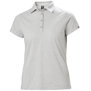 KOSZULKA DAMSKA HELLY HANSEN  33999 SIREN POLO JASNY POPIEL