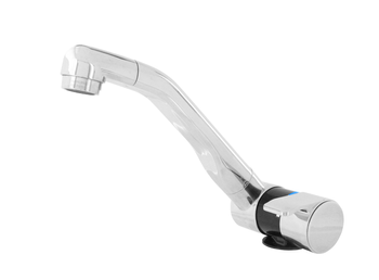 KRAN BATERIA LONDON PARMA CHROM Z MIKROSTYKIEM - DO CIEPŁEJ I ZIMNEJ WODY W ŁODZIACH, PRZYCZEPACH I KAMPERACH