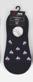 MORAJ STOPKI MĘSKIE Z ŻAGLÓWKAMI GRANATOWE