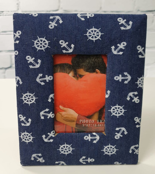 RAMKA DO ZDJĘĆ 10X16 LATARNIA JEANSOWA