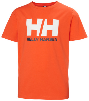KOSZULKA DZIECIĘCA HELLY HANSEN LOGO 41709 FLAME