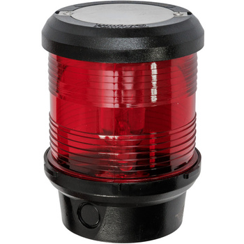 LAMPA NAWIGACYJNA S40 CZERWONA 360 - 12V OBUDOWA CZARNA (F)