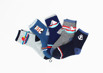 SKARPETKI DZIECIĘCE MARYNISTYCZNY 5-PAK