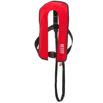 KAMIZELKA PNEUMATYCZNA AUTO 165N, CZERWONA