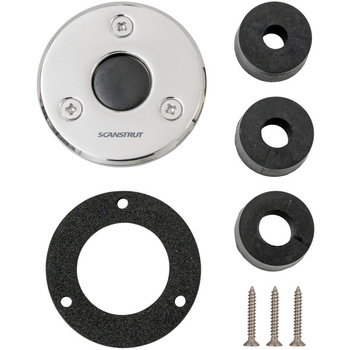 PRZEJŚCIE GRODZIOWE PŁASKIE WTYCZKA DO 21 MM, PRZEWÓD 9-14MM, STAL NIERDZEWNA