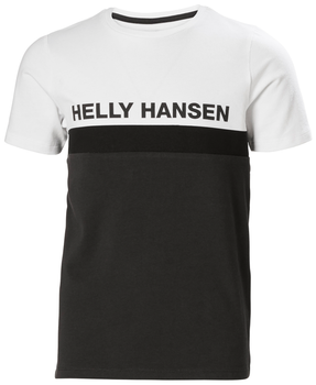 KOSZULKA DZIECIĘCA HELLY HANSEN 41705 ACTIVE T-SHIRT POPIELATY