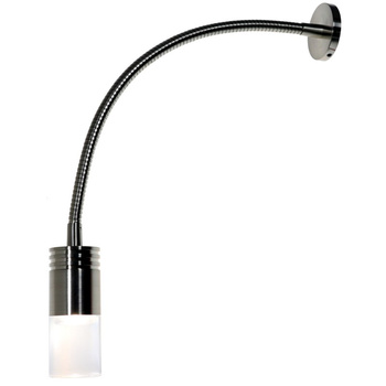 LAMPKA KINKIET LED, 10-30V, 395 x D60MM, ALUMINIUM
