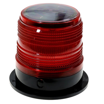 LAMPA OSTRZEGAWCZA SOLARNA, ŚWIATŁO CZERWONE