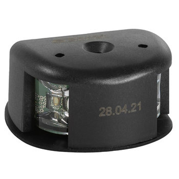 LAMPA NAWIGACYJNA S28 DZIOBOWA DWUSEKTOROWA LED - 12V OBUDOWA CZARNA