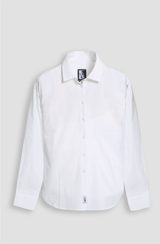 KOSZULA DAMSKA MARINA MILITARE BAWEŁNIANA AMERIGO VESPUCCI  MWS0029  BIAŁA