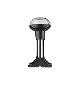 LAMPA NAWIGACYJNA TOPOWA NA MASZCIE 106 MM LED SEAFLO SFNL081-4-02B - 360°, białe światło, 12V