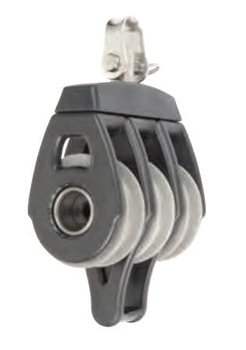 HOLT BLOK POTRÓJNY Z ZACZEPEM ORGANIC 40 MM HT92069