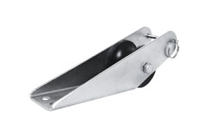 ROLKA DO KOTWICY -  PROWADNICA LINY KOTWICZNEJ 230 X 52 MM STAL NIERDZEWNA