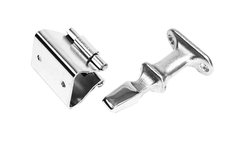 ZATRZASK DO DRZWICZEK NIERDZEWNY 32 X 41 MM WYSOKI - BLOKADA DRZWI