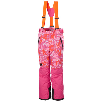 SPODNIE DZIECIĘCE HELLY HANSEN NARCIARSKIE JR NO LIMITS 2.0 PANT 41729 DRAGON FRUIT SPLASH CAMO