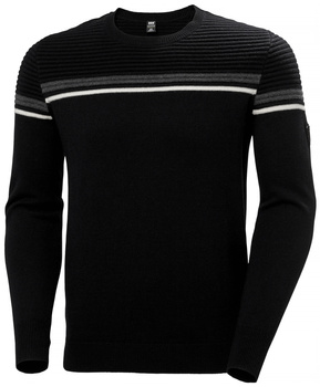 SWETER MĘSKI HELLY HANSEN  CARV KNITTED  (65779) BLACK