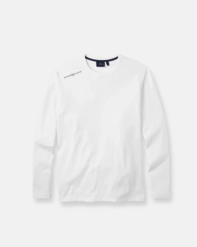 KOSZULKA MĘSKA HENRI LLOYD UPF50+ DRI-FAST LS TEE WHITE