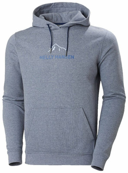 BLUZA MĘSKA HELLY HANSEN F2F COTTON HOODIE 62934 OCEAN