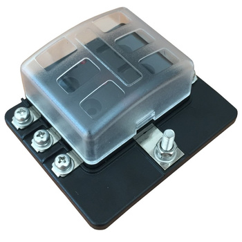 TERMINAL Z BEZPIECZNIKAMI, 6 WEJŚĆ, ZE WSKAŹNIKAMI LED, TYP BOLT