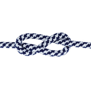 LINA CARIBIC SZOTOWA 10MM, GRANATOWO-BIAŁA, DES.114