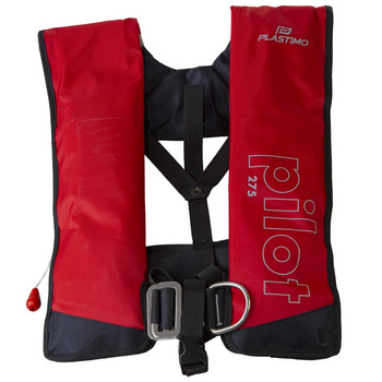 PNEUMATYCZNA KAMIZELKA PILOT2 275N AUTO+PS+HARNESS RED