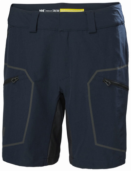 SPODENKI DAMSKIE HELLY HANSEN ŻEGLARSKIE UP40+ HP RACING DECK SHORTS (30248) NAVY