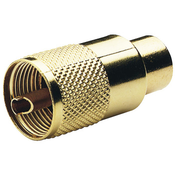 RA131GOLD Wtyczka męska PL259 dla kabla RG213/U