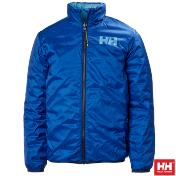 KURTKA DZIECIĘCA HELLY HANSEN DWUSTRONNA 41627 BARRIER DOWN INSULATOR MORSKA