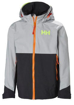 HELLY HANSEN KURTKA DZIECIĘCA (41639) JR ASCENT JACKET SZARA