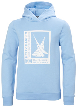 BLUZA DZIECIĘCA HELLY HANSEN PORT HOODIE 41806 BRIGHT BLUE