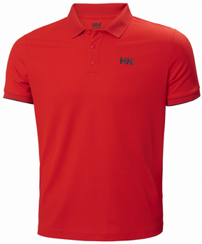 KOSZULKA MĘSKA HELLY HANSEN POLO UPF50+ OCEAN QUICK-DRY  34207 RED