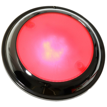 LAMPKA KABINOWA LED, 10-30V, D178MM, KOLOR ŚWIATŁA BIAŁY/CZERWONY