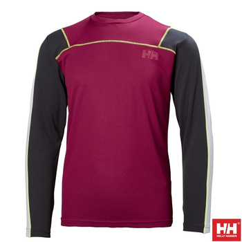 KOSZULKA DZIECIĘCA HELLY HANSEN 48381 LIFA ACTIVE LIGHT BORDOWA