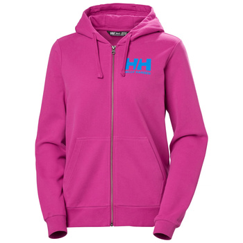 BLUZA DAMSKA HELLY HANSE  HH LOGO FULL ZIP HOODIE 2.0 (34461) MAGENTA 2.0