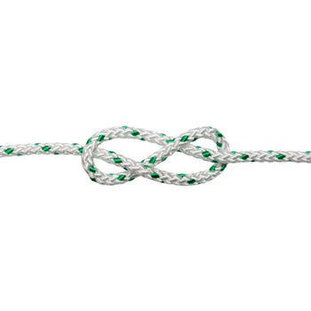 LINA POLYESTER BIAŁO ZIELONA 6MM (N)