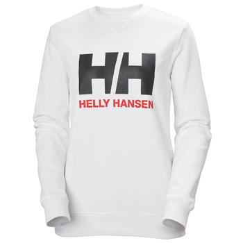 BLUZA DAMSKA HELLY HANSEN (34003) HH LOGO CREW SWEAT BIAŁA