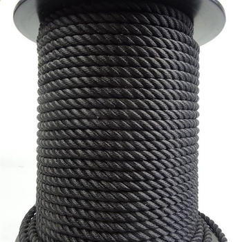 LINA XM ANCHOR POLYESTER 3ST BLACK 14MM