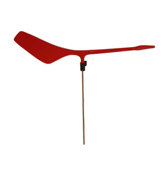 WIMPEL PCV 250 MM CZERWONY