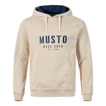 BLUZA MĘSKA MUSTO CLASSIC MUSTO HOODIE 85008 PUMICE