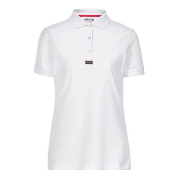 MUSTO KOSZULKA POLO (82168) WOMEN'S ESSENTIAL PIQUE POLO SHIRT BIAŁA