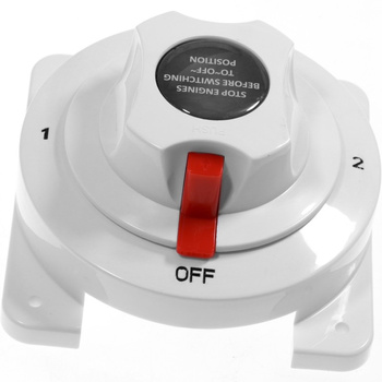 WŁĄCZNIK AKUMULATORA 3-POZYCYJNY, 175A, 6-32V, MAX. 300A, 134X133X77MM