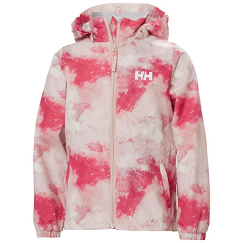 KURTKA DZIECIĘCA HELLY HANSEN JR CELESTE RAIN JACKET (41609)  RÓŻOWA ROSE